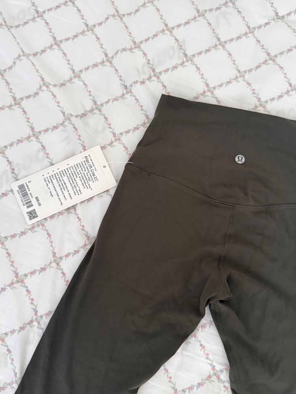 lululemon align crop leggings 21" NEW